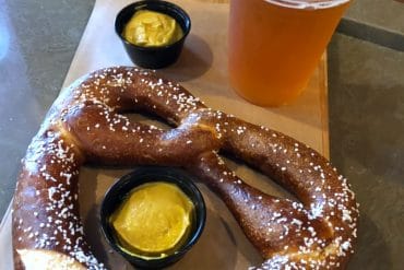Vegan Pretzel at BaseLine Tap House in Disney’s Hollywood Studios at Walt Disney World