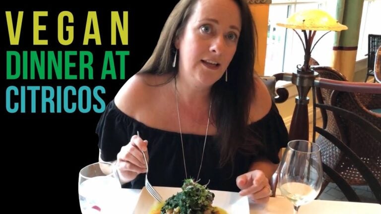 Vegan Disney Food Video – Citricos Dinner Review at Grand Floridian