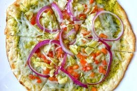 Vegan Breakfast Pizza at Rix Sports Bar and Grill in Coronado Springs Resort at Walt Disney World