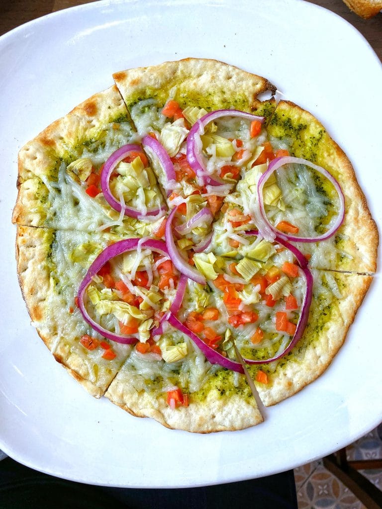 Vegan Breakfast Pizza at Rix Sports Bar and Grill in Coronado Springs Resort at Walt Disney World