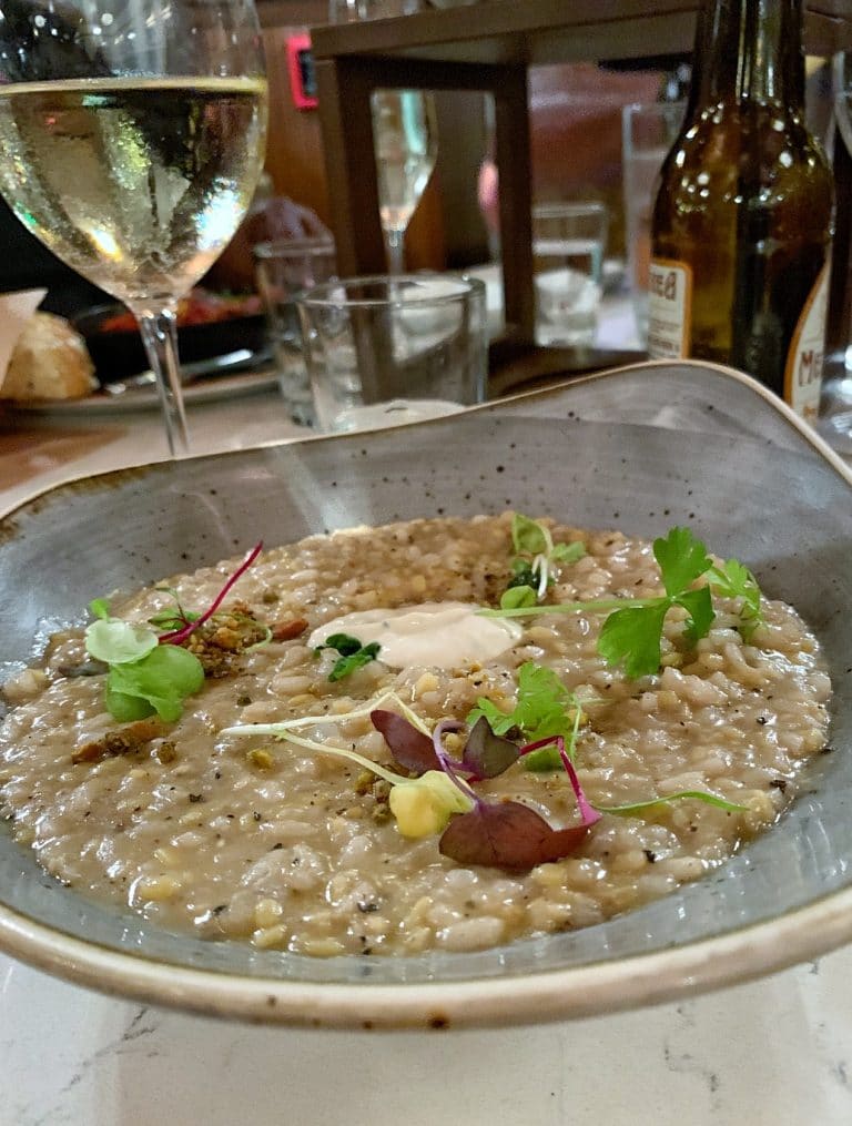 Vegan Lentil Risotto at Trattoria al Forno on the Walt Disney World Boardwalk