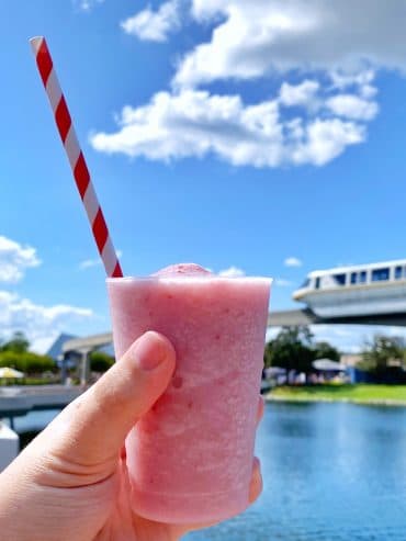 Vegan Strawberry Smoothie at Epcot International Food and Wine Festival Donut Box