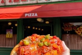 Vegan Spicy Italian Sausage Sub at PizzeRizzo in Disney’s Hollywood Studios at Walt Disney World