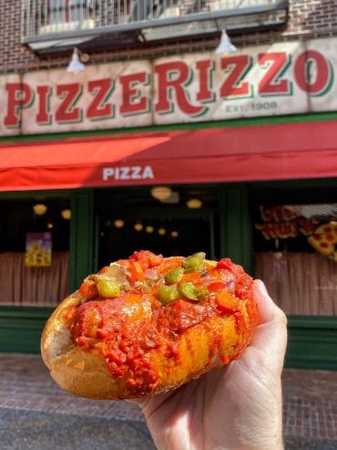 Vegan Spicy Italian Sausage Sub at PizzeRizzo in Disney’s Hollywood Studios at Walt Disney World