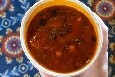 Vegan Harvest Chili at Columbia Harbour House in the Magic Kingdom at Walt Disney World