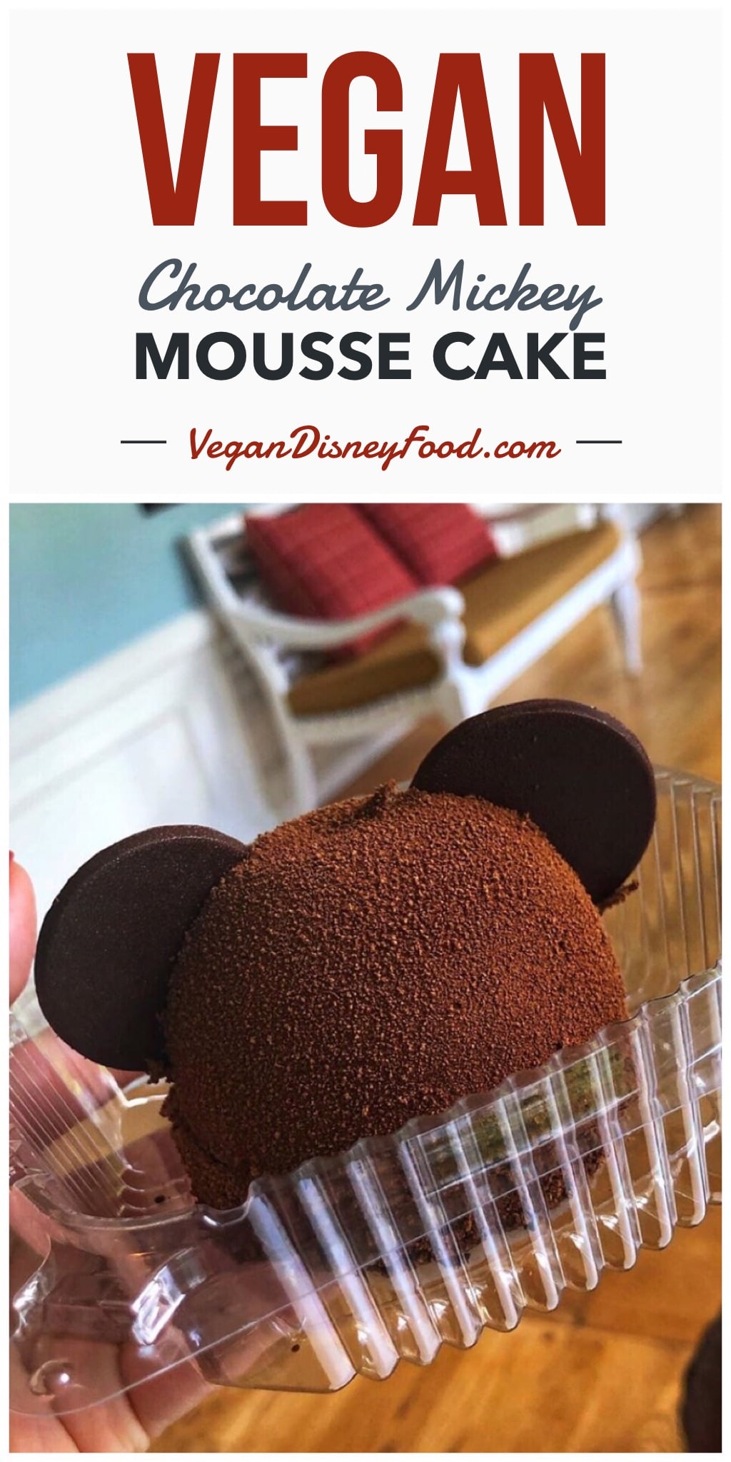 Vegan Chocolate Mickey Mousse Cake at Disney’s Beach Club Resort at Walt Disney World