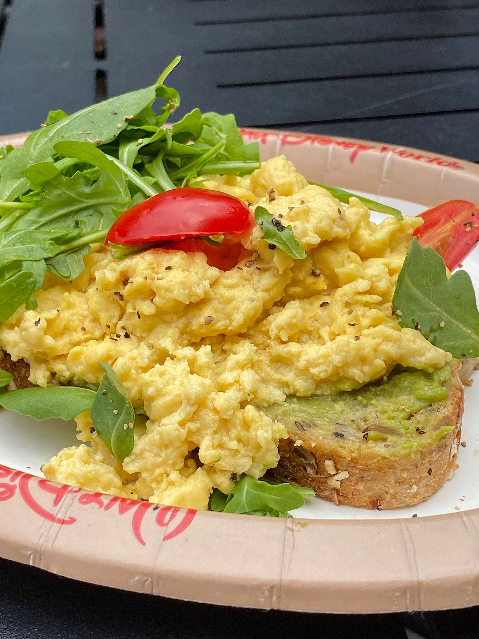 Vegan Avocado Toast at Captain Cook’s in Disney’s Polynesian Resort at Walt Disney World