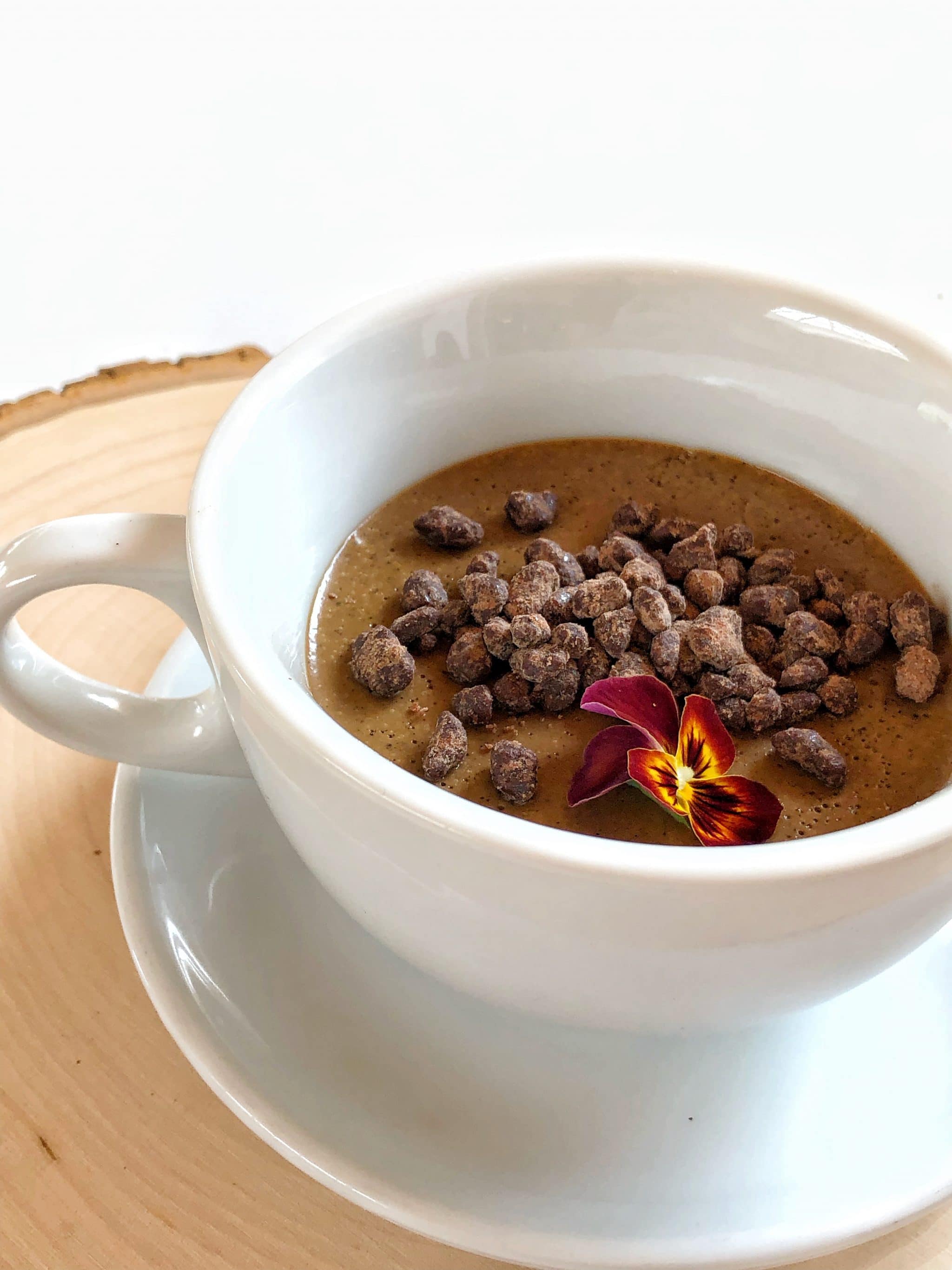 Vegan Coffee Pot de Creme at Cinderella’s Royal Table in the Magic Kingdom at Walt Disney World