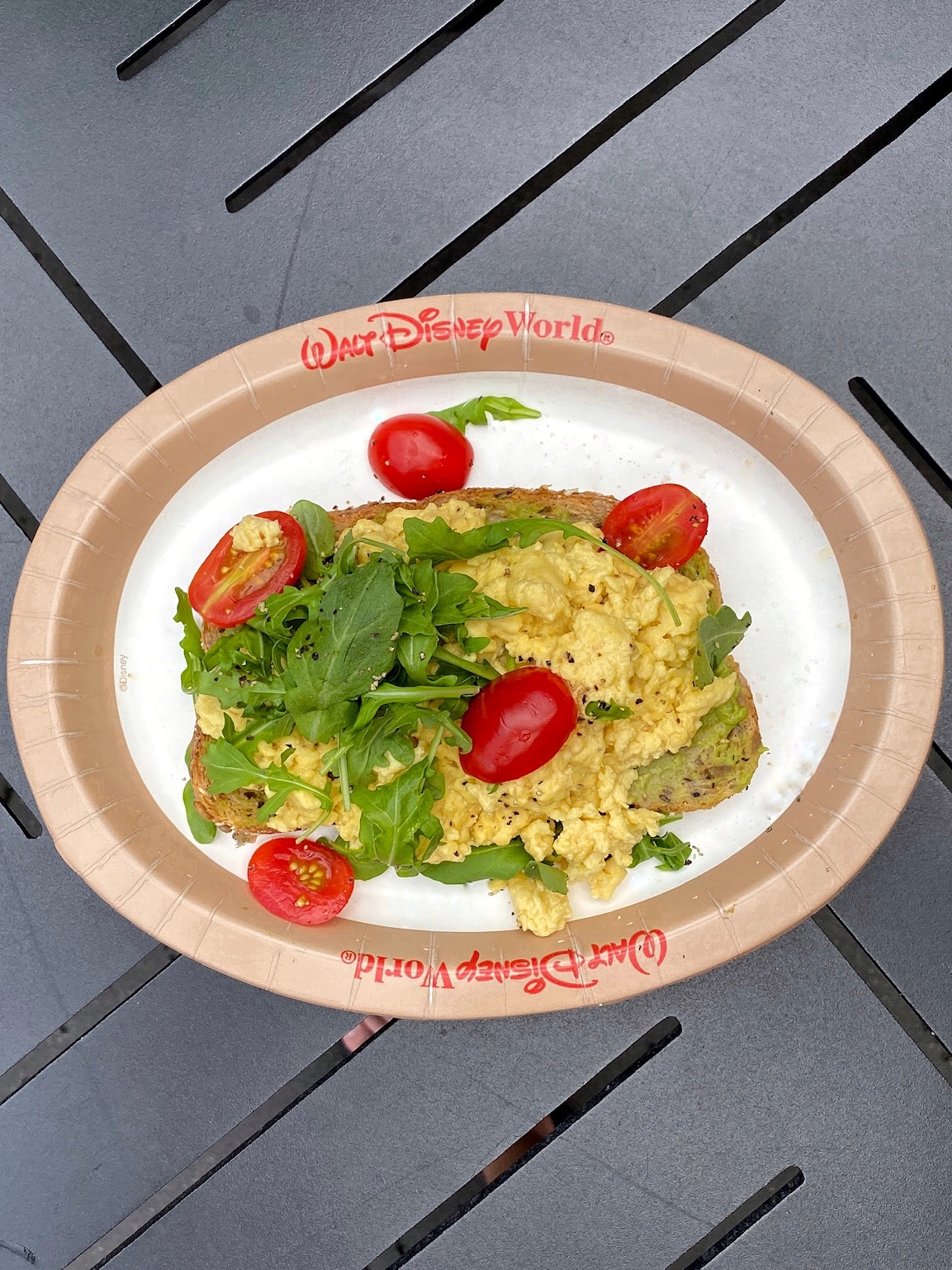 Vegan Avocado Toast at Captain Cook’s in Disney’s Polynesian Resort at Walt Disney World