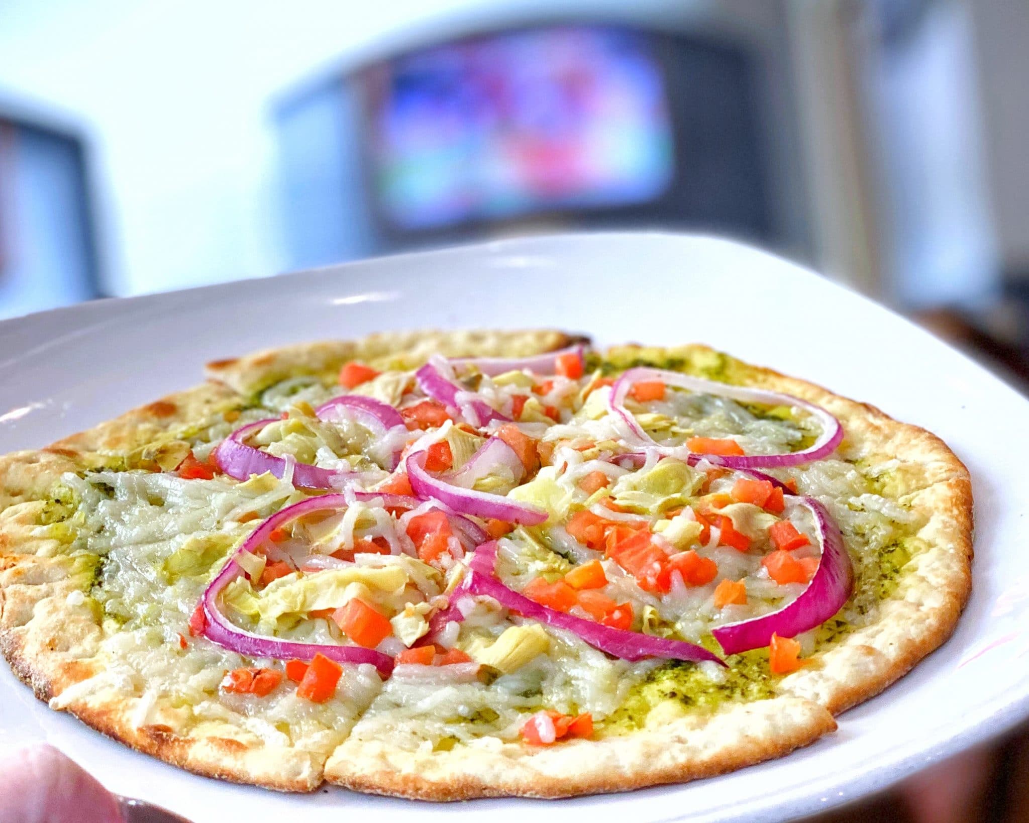 Vegan Breakfast Pizza at Rix Sports Bar and Grill in Coronado Springs Resort at Walt Disney World