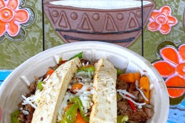 Vegan Breakfast Tofu Bowl at Contempo Cafe in the Contemporary Resort at Walt Disney World