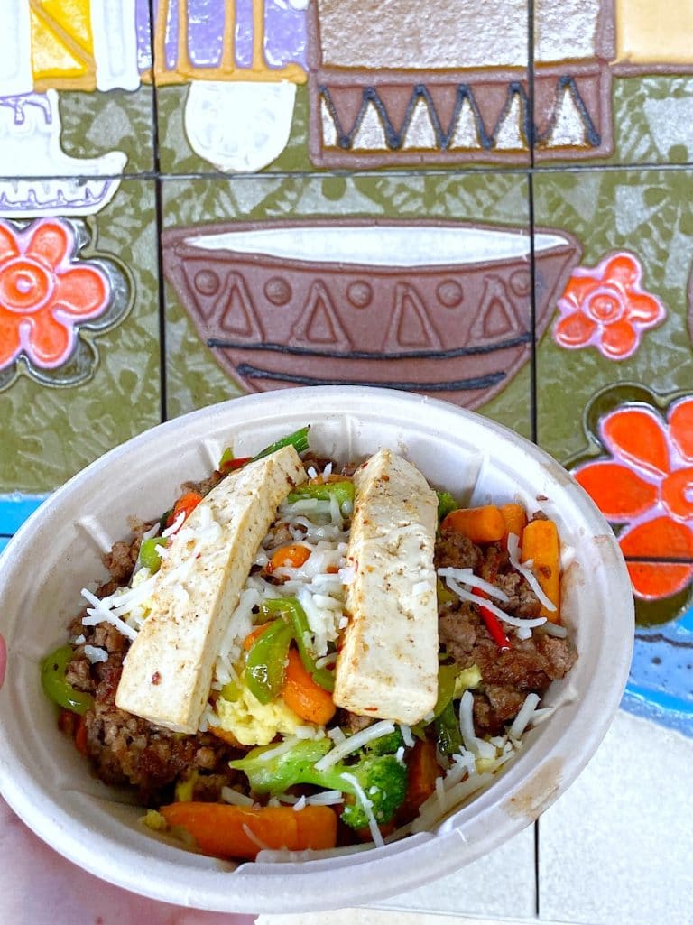 Vegan Breakfast Tofu Bowl at Contempo Cafe in the Contemporary Resort at Walt Disney World