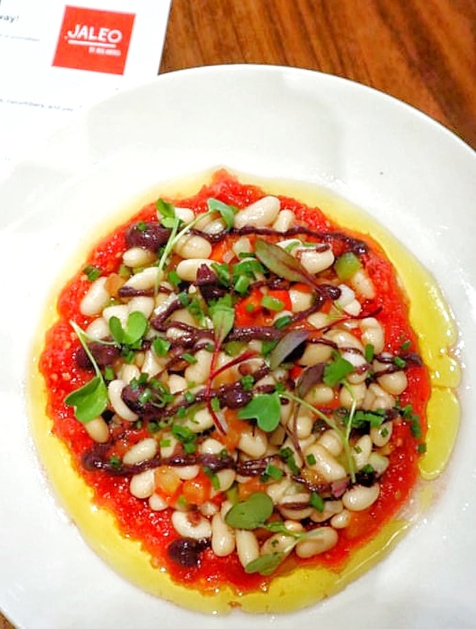 Jaleo Vegan Catalan Bean Salad in Disney Springs at Walt Disney World