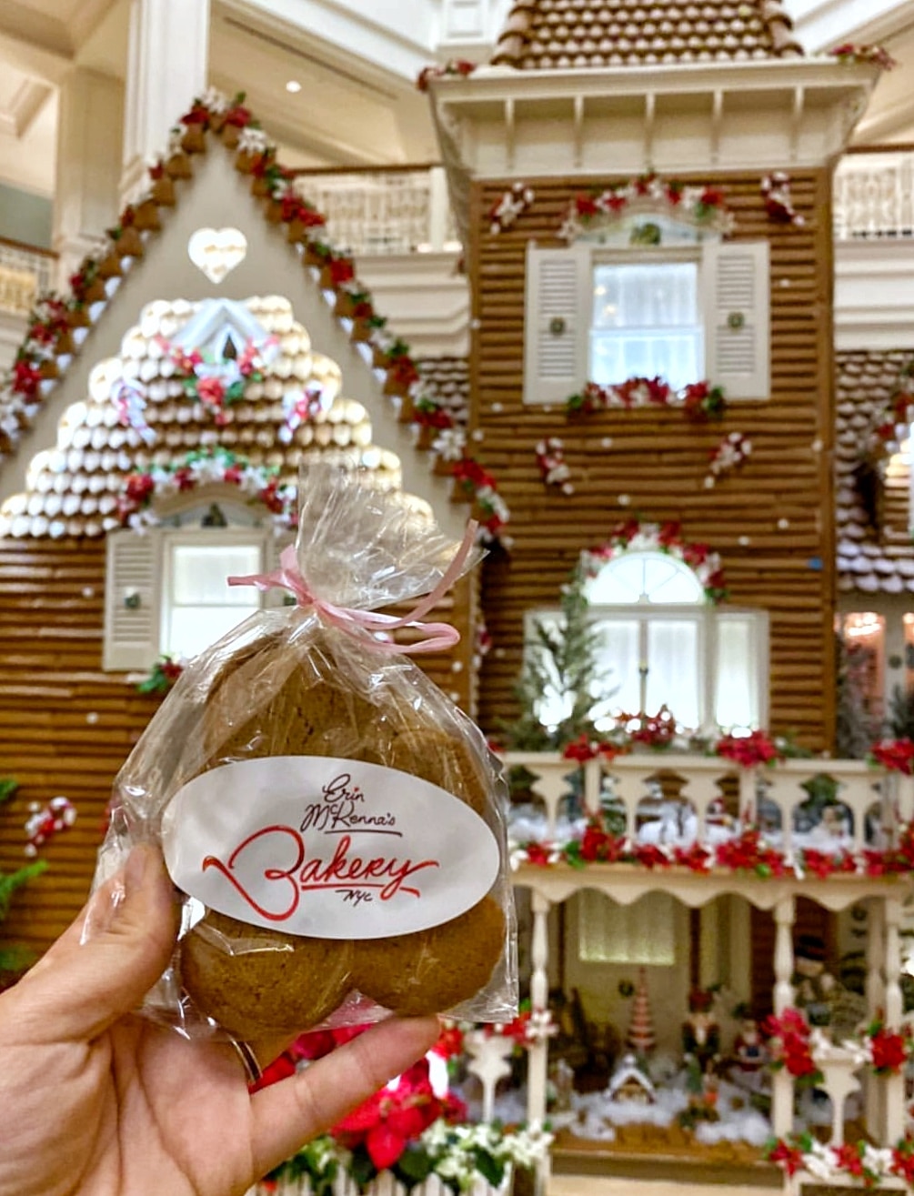 Vegan Christmas Gingerbread Cookies at Disney’s Grand Floridian Resort in Walt Disney World