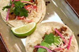Vegan Tacos at Tiffins in Disney’s Animal Kingdom at Walt Disney World