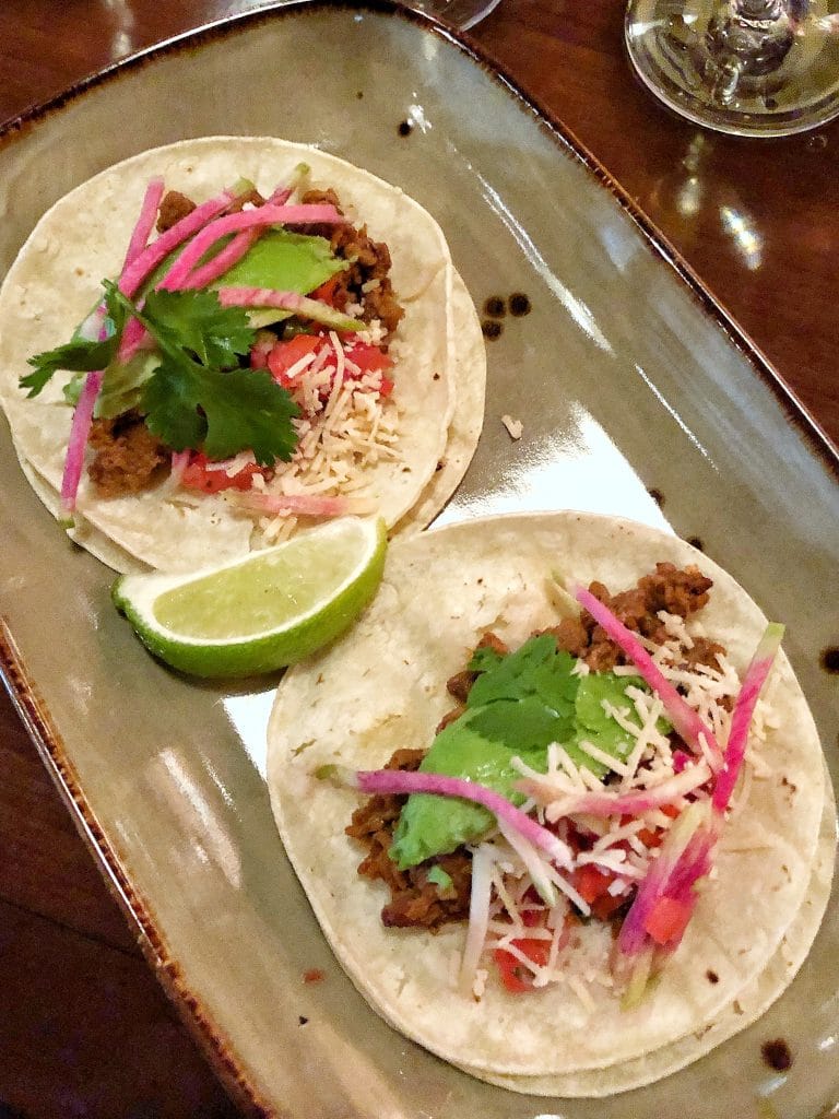 Vegan Tacos at Tiffins in Disney’s Animal Kingdom at Walt Disney World