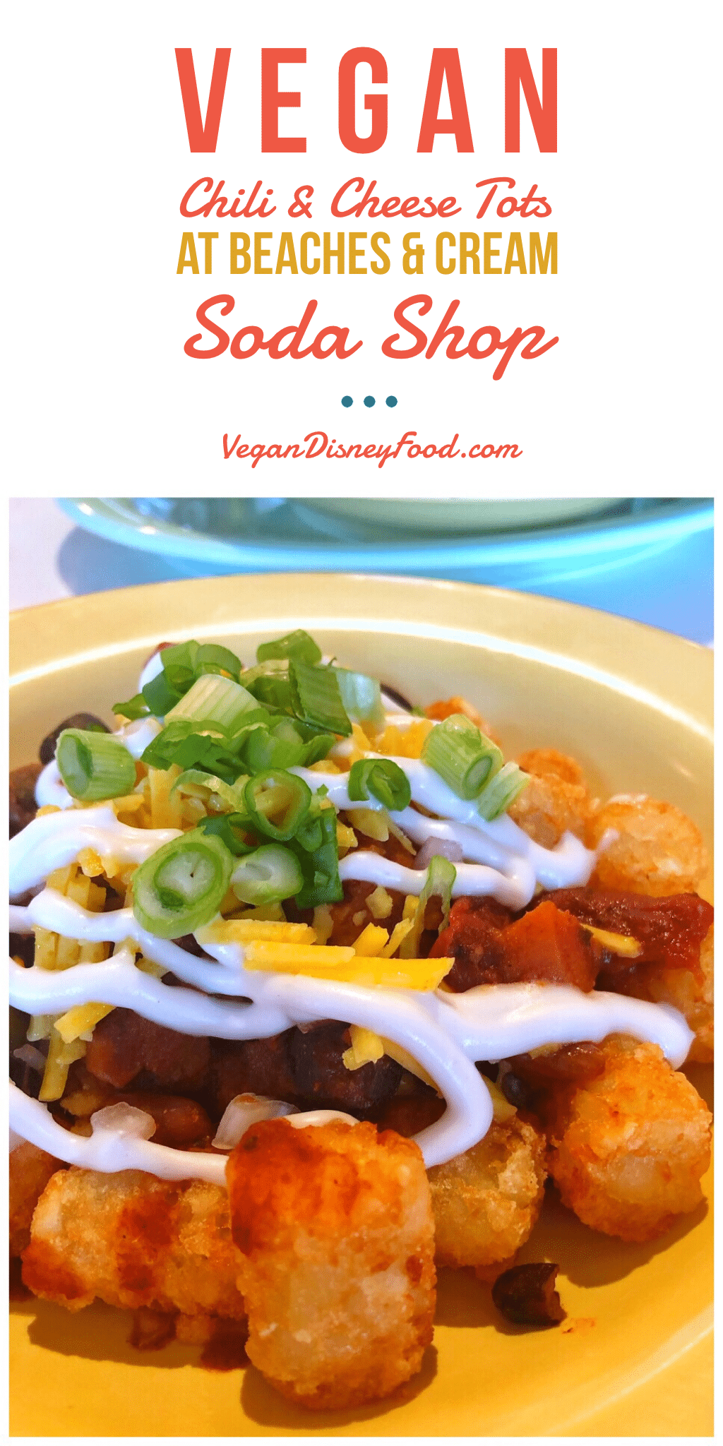 Vegan Loaded Tots at Beaches and Cream Soda Shop in Walt Disney World