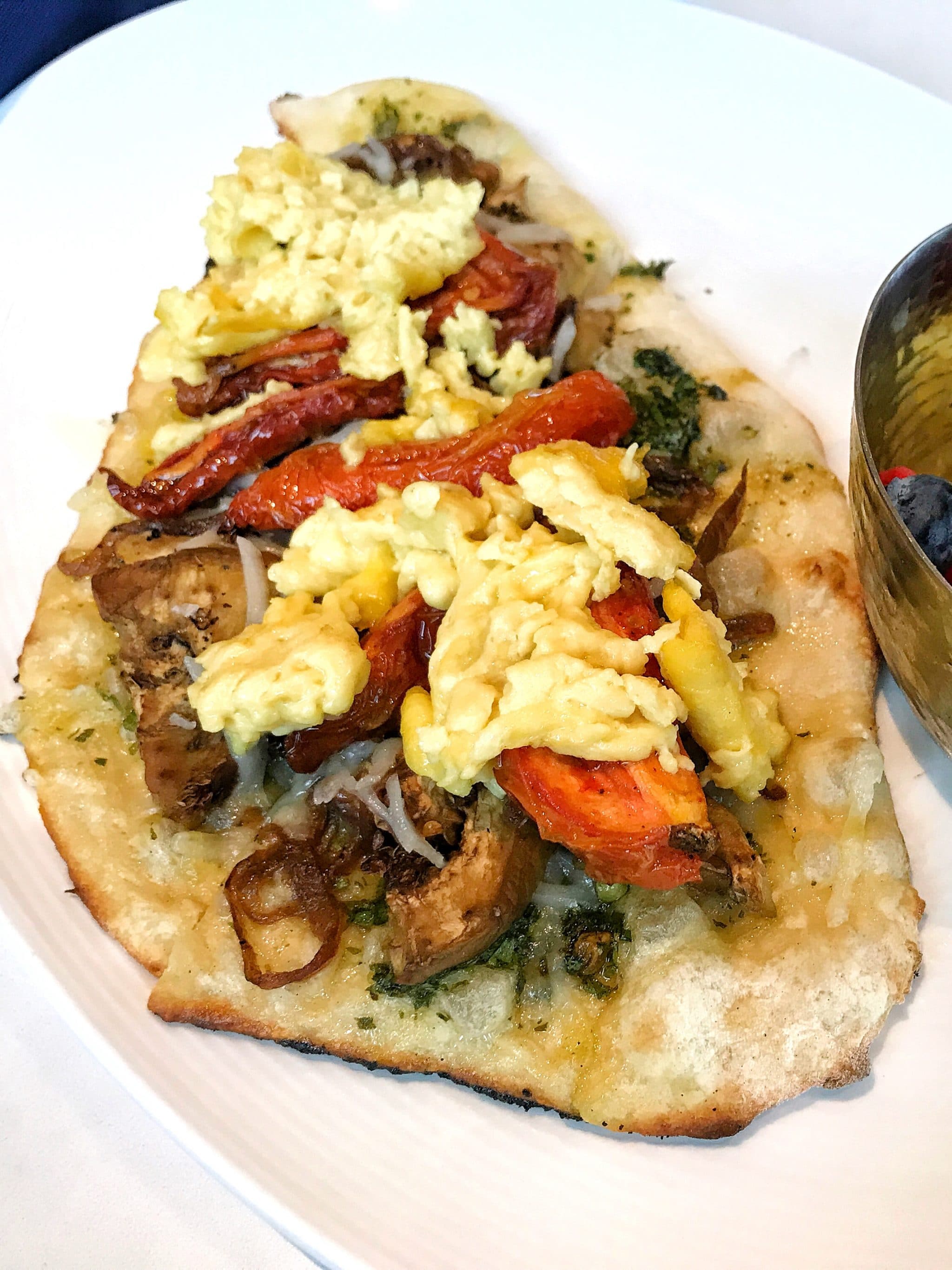 Vegan Breakfast Pizza at Primo Piatto in Disney’s Riviera Resort at Walt Disney World