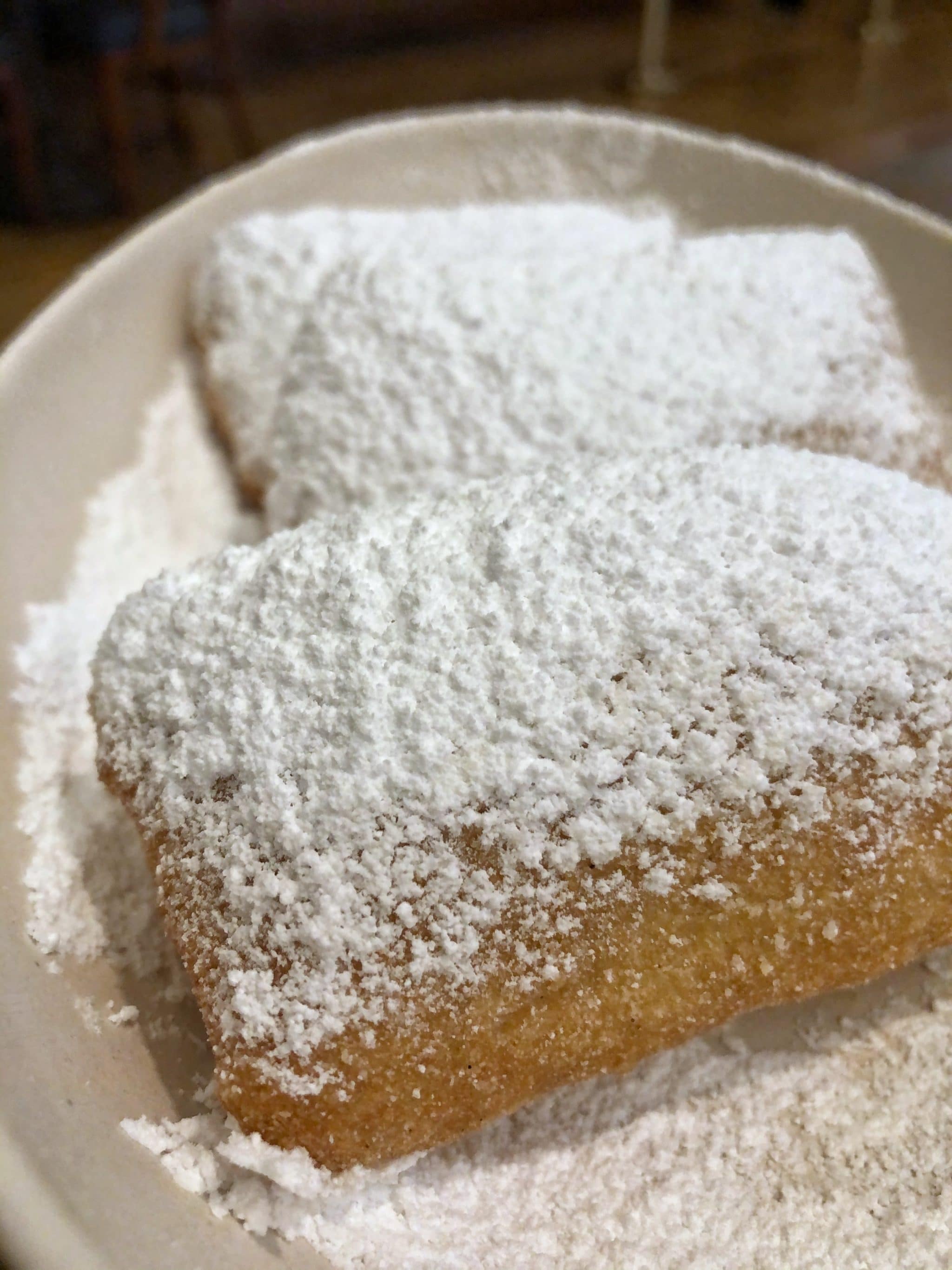 Vegan Beignets at Scat Cat’s Club Cafe in Port Orleans French Quarter at Walt Disney World