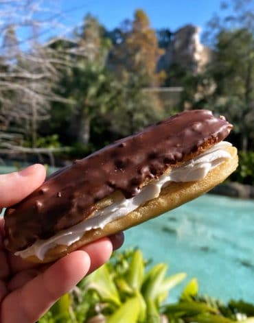 Vegan Chocolate Eclair at Erin McKenna’s Bakery in Disney Springs at Walt Disney World