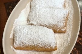 Vegan Beignets at Scat Cat’s Club Cafe in Port Orleans French Quarter at Walt Disney World