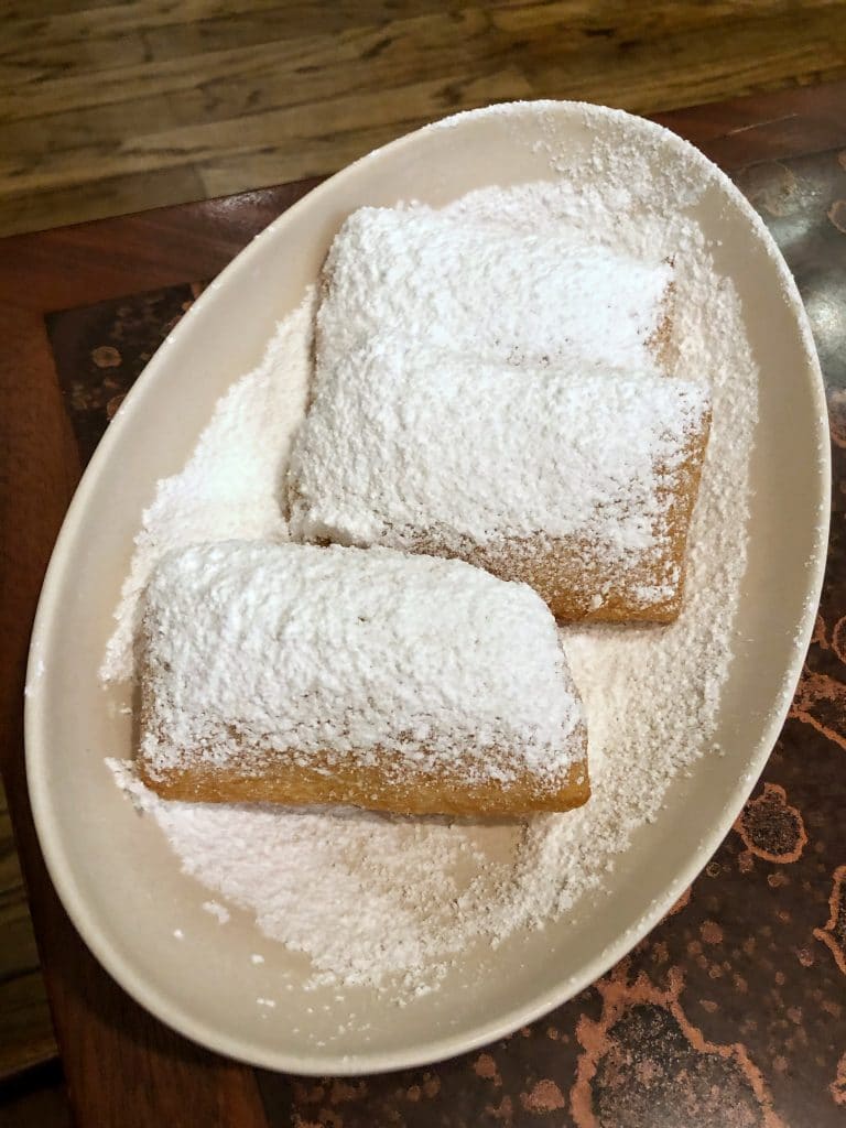 Vegan Beignets at Scat Cat’s Club Cafe in Port Orleans French Quarter at Walt Disney World