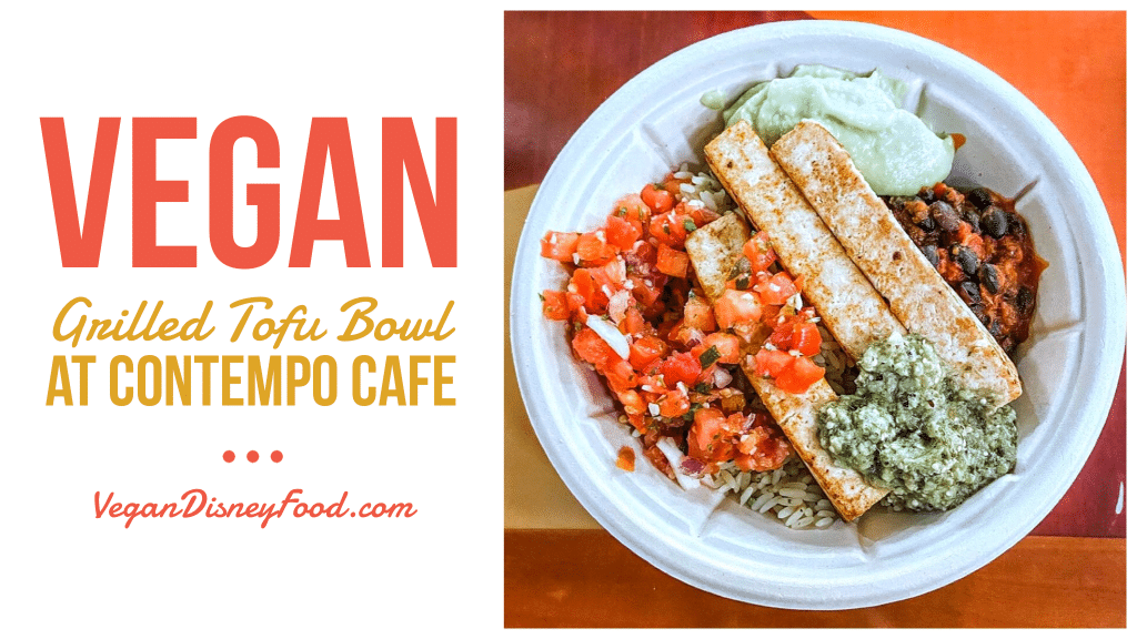 Contempo Cafe Vegan Grilled Tofu Bowl in Disney’s Contemporary Resort at Walt Disney World