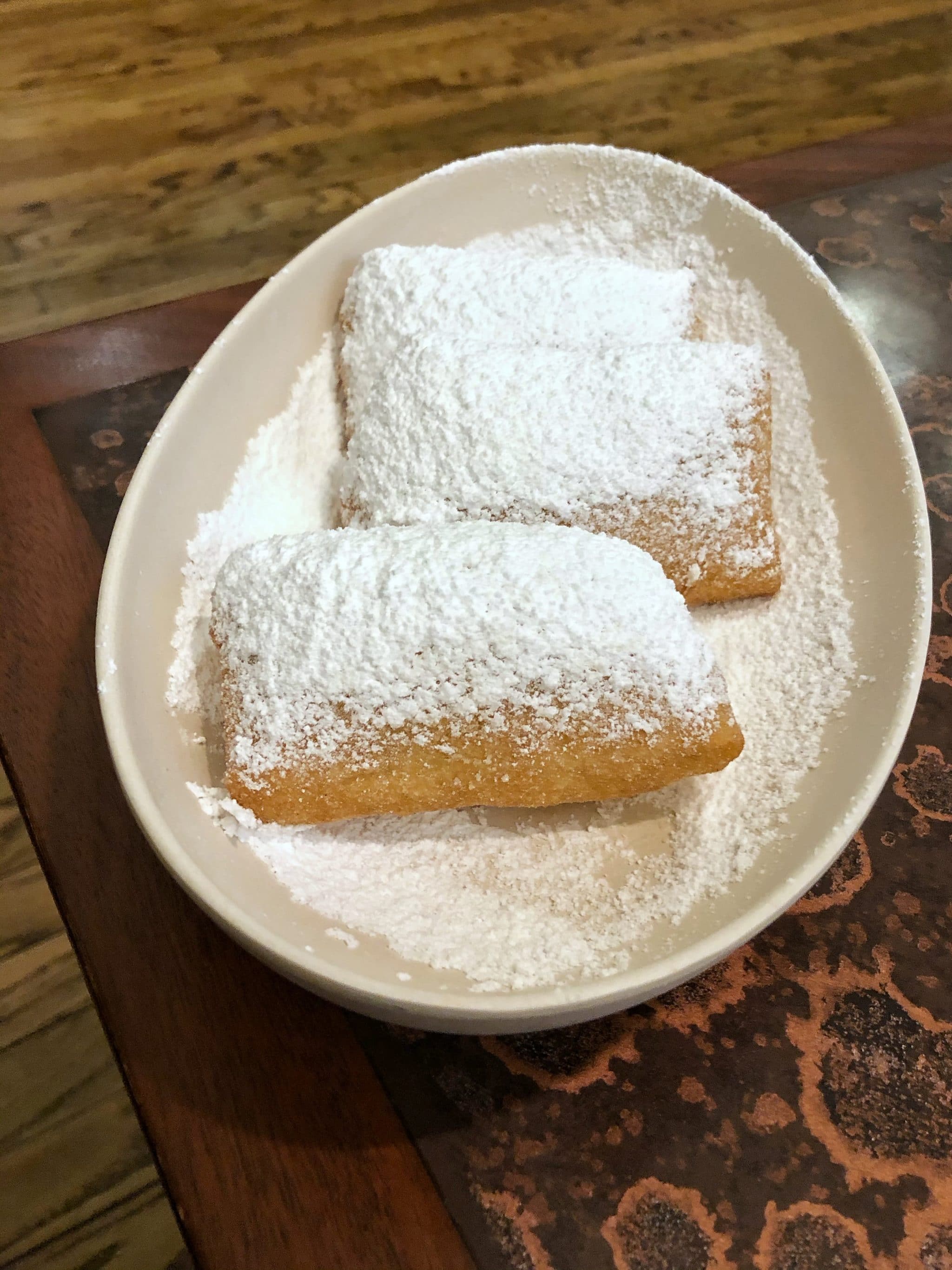 Vegan Beignets at Scat Cat’s Club Cafe in Port Orleans French Quarter at Walt Disney World