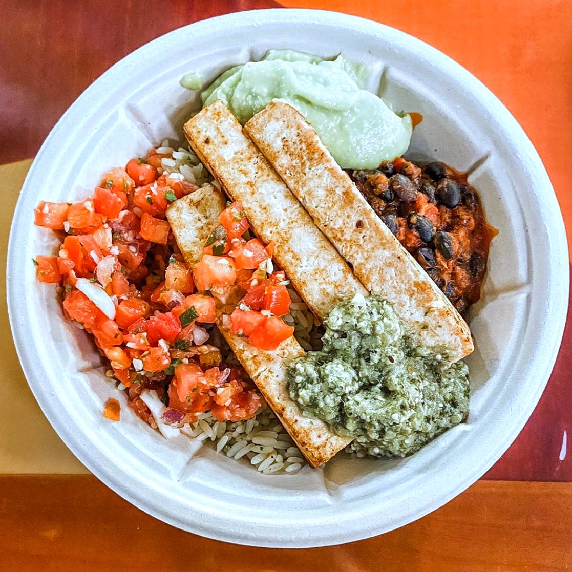 Contempo Cafe Vegan Grilled Tofu Bowl in Disney’s Contemporary Resort at Walt Disney World