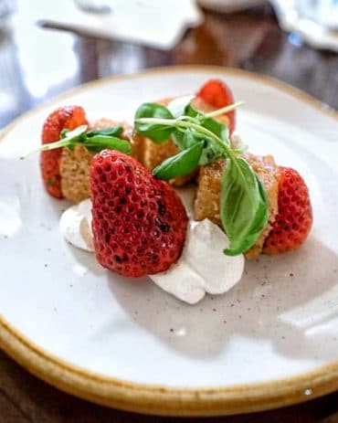 Vegan Italian Strawberry Shortcake in the Magic Kingdom at Walt Disney World