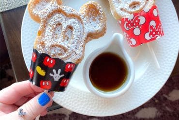 Vegan Mickey Waffle Dippers at Topolino’s Terrace in Disney’s Riviera Resort at Walt Disney World