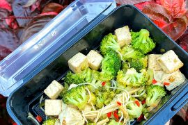 Vegan Orange Tofu at the Polynesian Village Resort in Walt Disney World