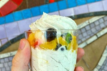 Vegan Fruit Parfait from Sunshine Seasons in Epcot at Walt Disney World