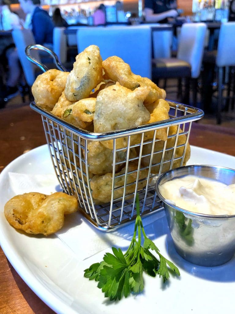 Fried Pickles at City Works in Disney Springs