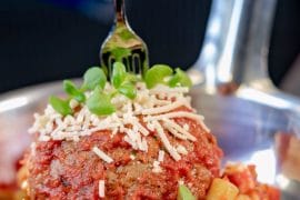 NEW Pym Test Kitchen Vegan Meatballs at Avengers Campus in Disney California Adventure at the Disneyland Resort