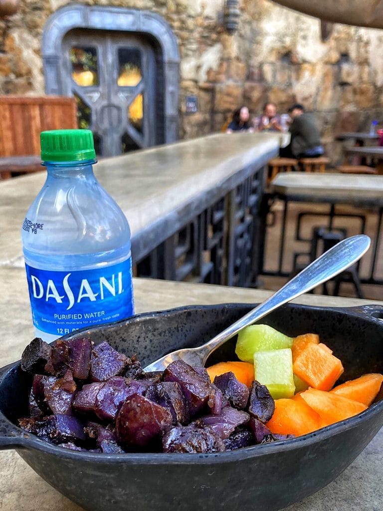 Docking Bay 7 Food & Cargo Vegan Breakfast in Star Wars Galaxy’s Edge at Disney’s Hollywood Studios