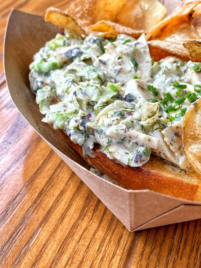 Vegan Toasted Lobster Roll at Disney’s Hollywood Studios