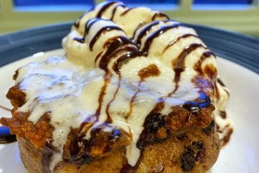 vegan banana bread pudding plaza