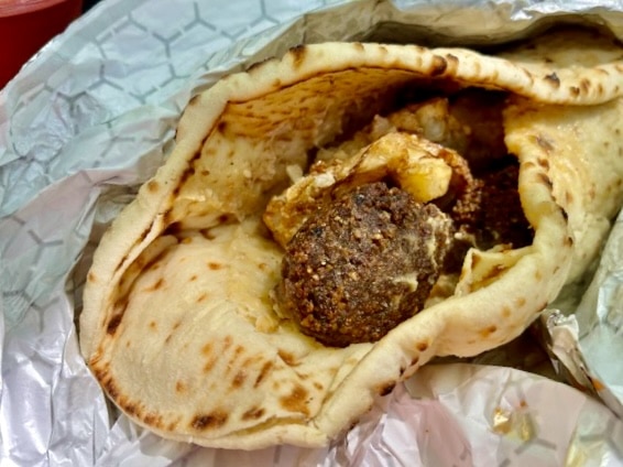 vegan Victory falafel Shawarma Palace