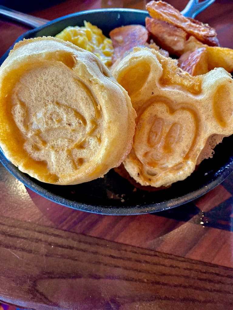 Vegan Mickey Waffles Stitch Waffles 'Ohana