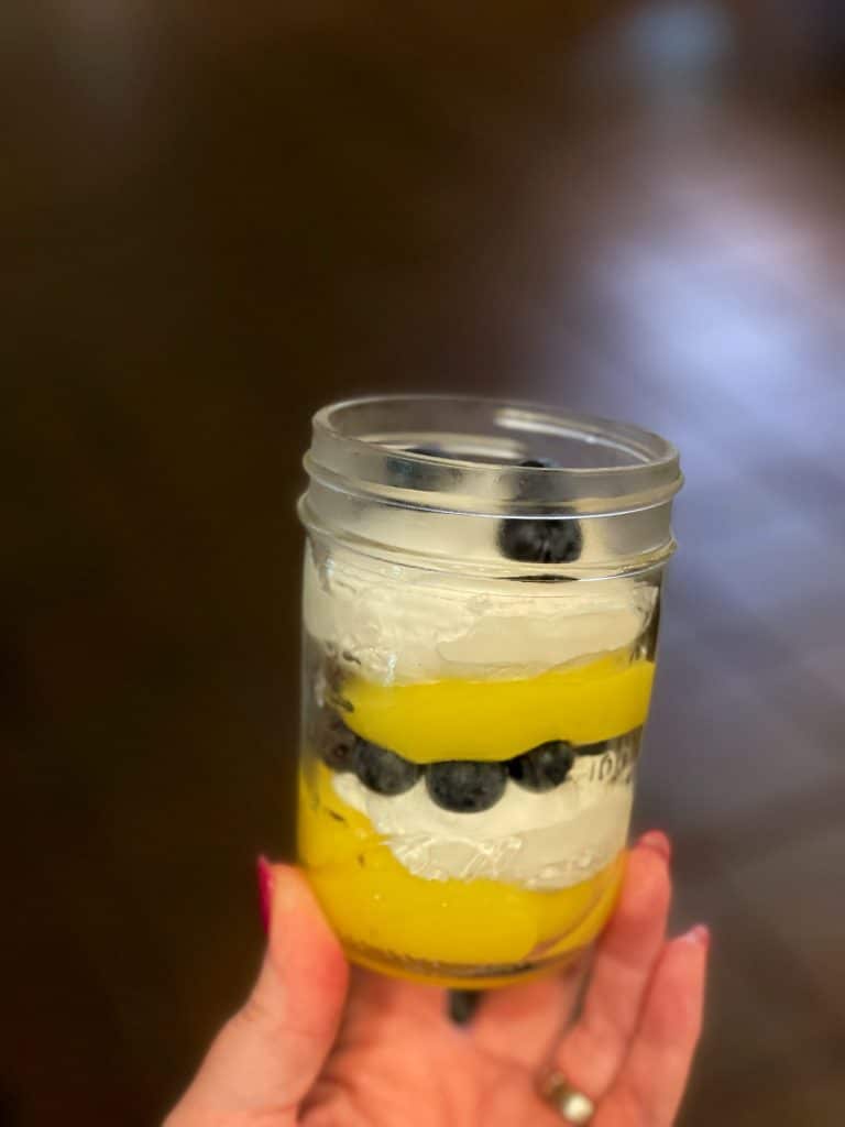 Trails End Vegan Lemon Blueberry Trifle