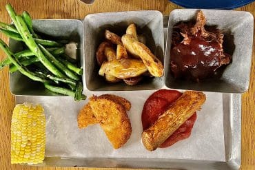 Vegan dinner Trails End