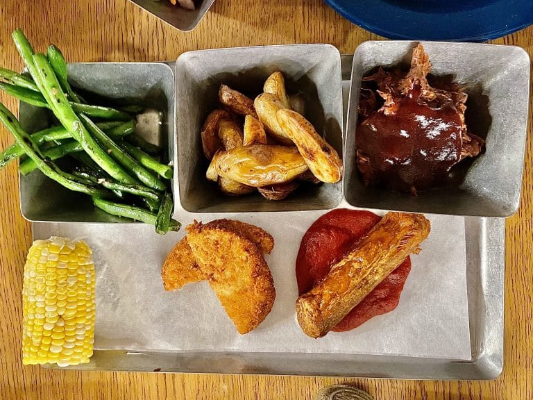 Vegan dinner Trails End