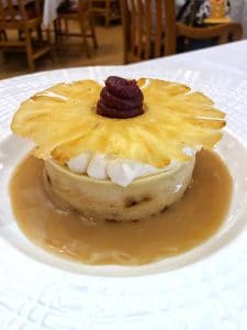 vegan pineapple coconut tart Yachtsman