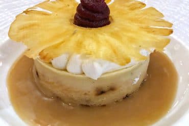 vegan pineapple coconut tart Yachtsman