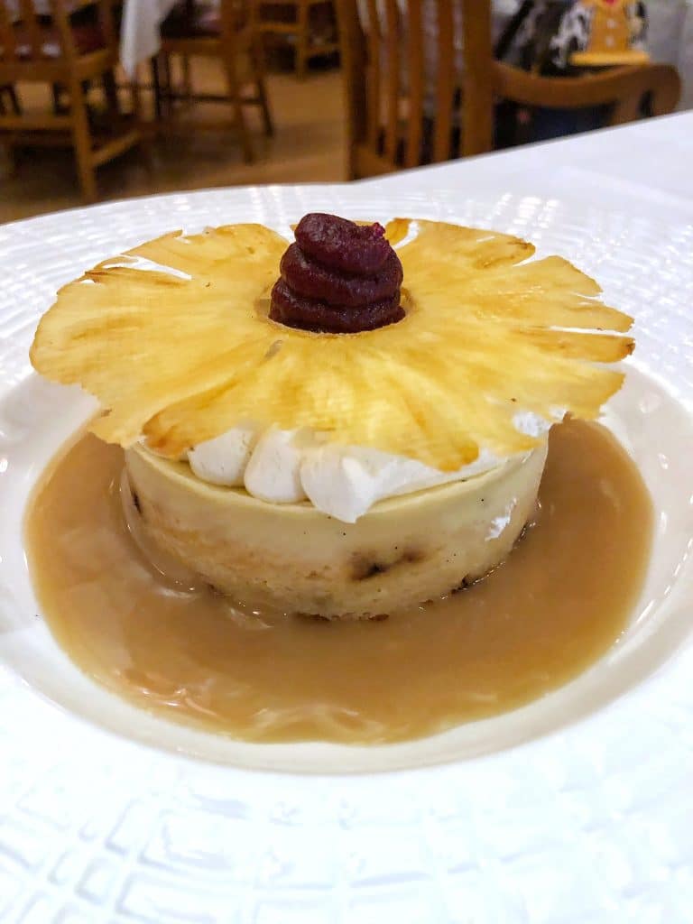 vegan pineapple coconut tart Yachtsman