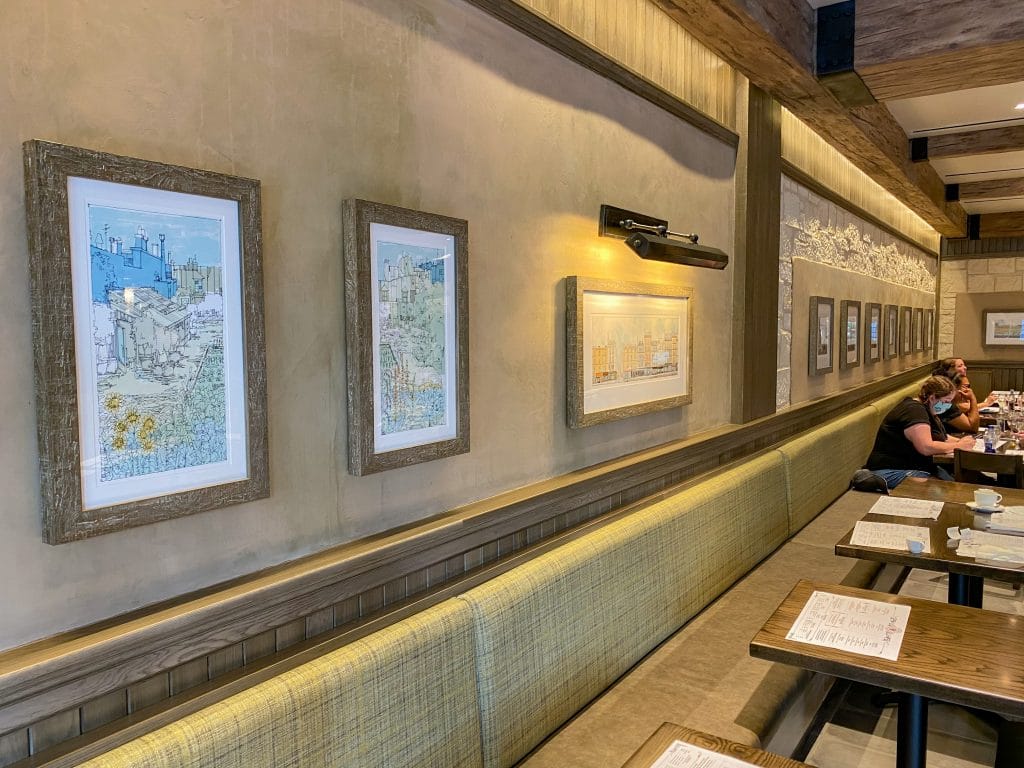 La Creperie de Paris interior