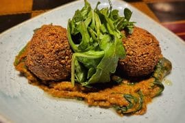 vegan Boma dinner falafel