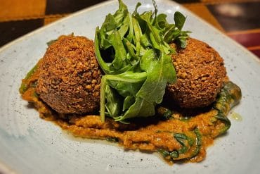 vegan Boma dinner falafel