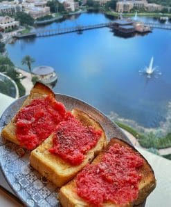Pan con Tomate Toledo vegan